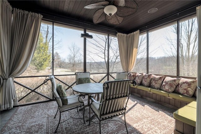 29 Virginia Ln, Cecil, PA 15317 - sunroom featuring ceiling fan and plenty of natural light