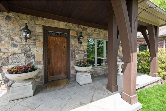 29 Virginia Ln, Cecil, PA 15317 - doorway to property with stone siding