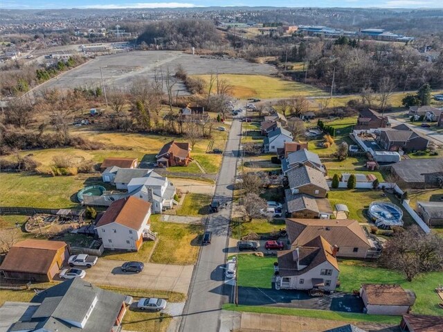 drone / aerial view featuring a residential view