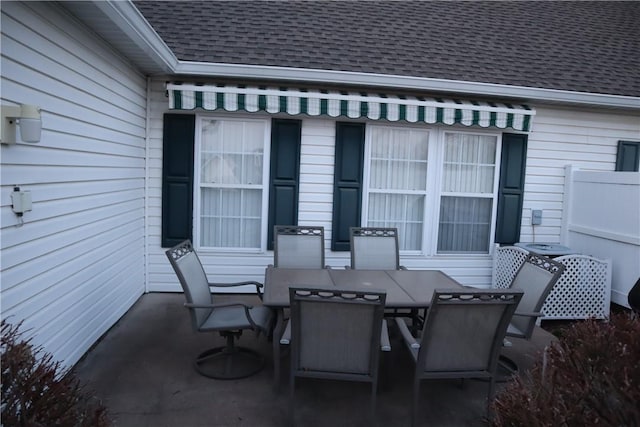 view of patio / terrace with outdoor dining area