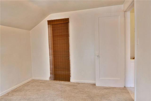 interior space with lofted ceiling