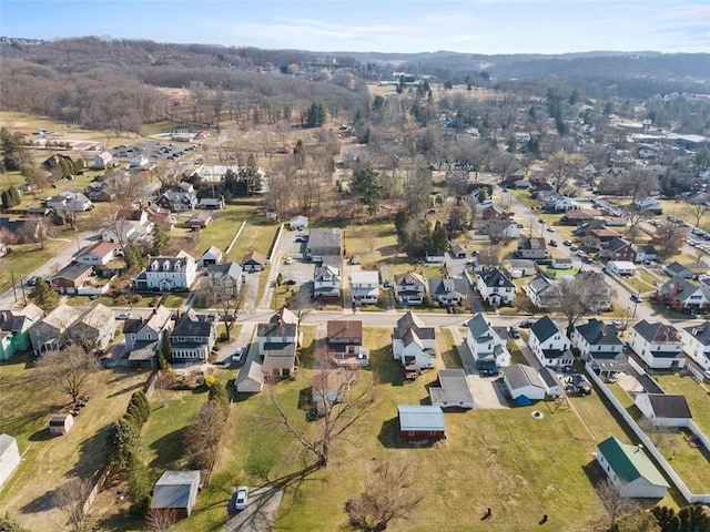 birds eye view of property featuring a residential view