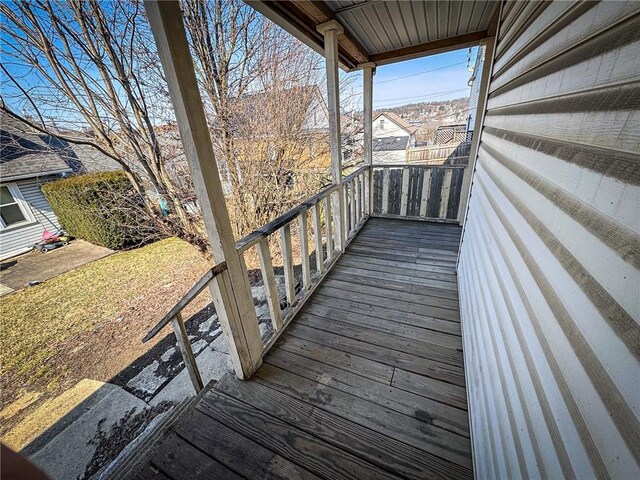 view of deck