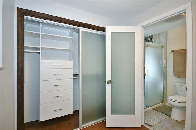 view of closet