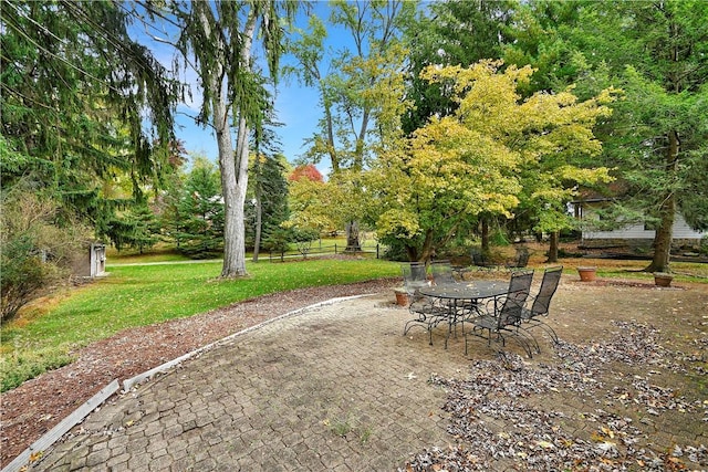 view of patio