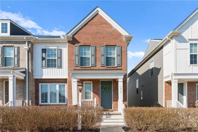 multi unit property with brick siding