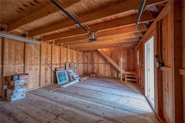 view of storage room