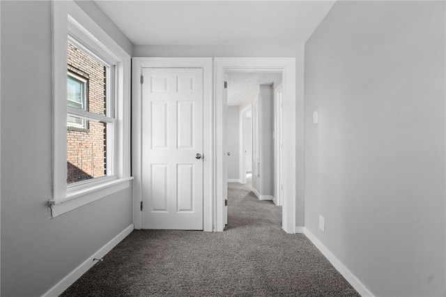 47 Bellanca Ave, Brentwood, PA 15227 - hallway featuring a wealth of natural light, baseboards, and carpet floors