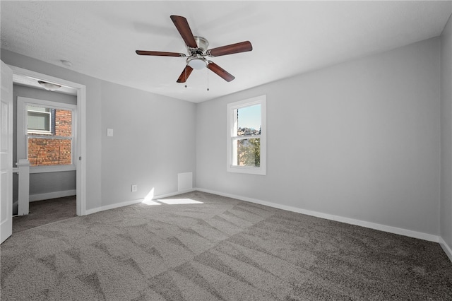 47 Bellanca Ave, Brentwood, PA 15227 - unfurnished bedroom with baseboards, carpet, and a ceiling fan