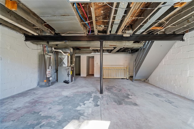47 Bellanca Ave, Brentwood, PA 15227 - unfinished below grade area featuring heating unit and water heater