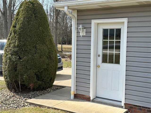 view of entrance to property