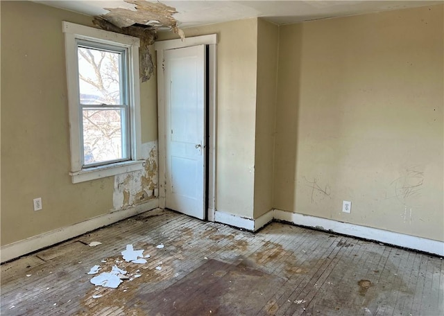 interior space featuring hardwood / wood-style floors