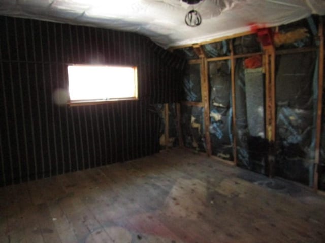 view of basement