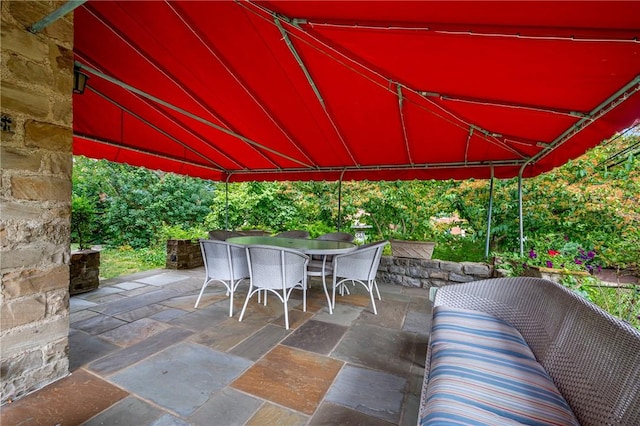 view of patio / terrace with outdoor dining area