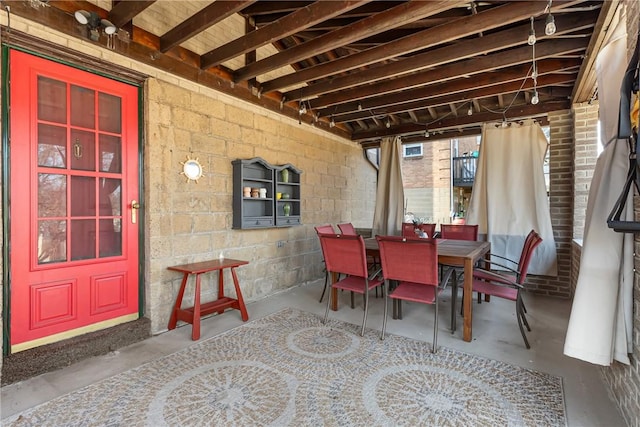 view of patio / terrace with outdoor dining space