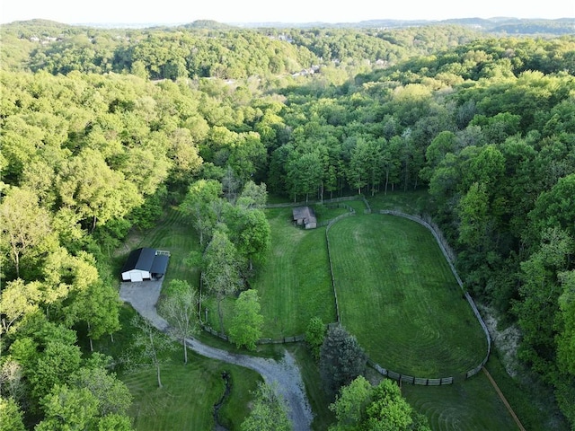 5125 Bear Run Rd, Cranberry Twp, PA 16066 - aerial view of property and surrounding area featuring a heavily wooded area