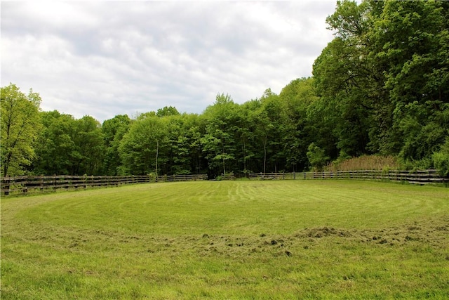 5125 Bear Run Rd, Cranberry Twp, PA 16066 - view of yard featuring a rural view and a wooded view