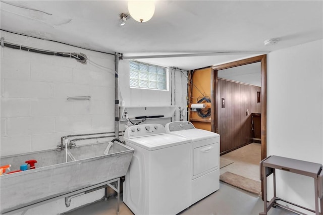 laundry area featuring laundry area and separate washer and dryer