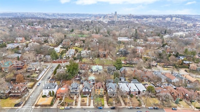 bird's eye view featuring a residential view