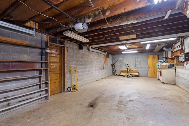 unfinished basement with visible vents