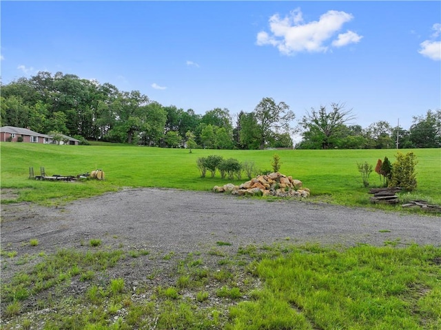 884 Linden Rd, North Strabane, PA 15330 - view of grassy yard featuring a rural view