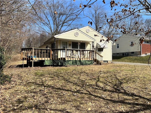 view of rear view of house