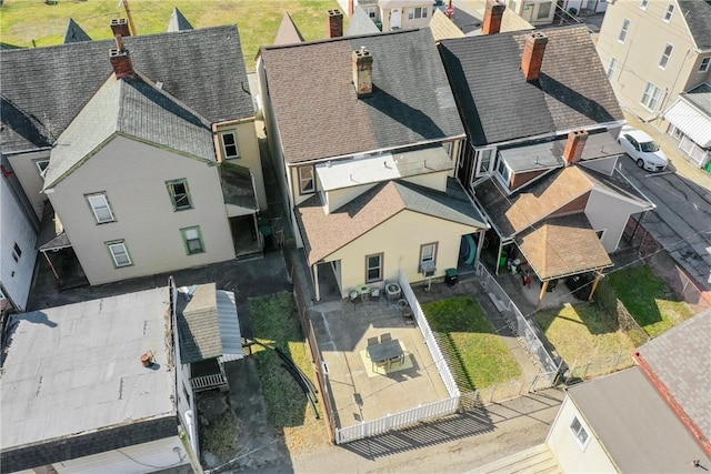 bird's eye view featuring a residential view