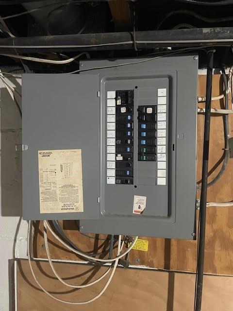 1602 Ross Hill Rd, Patterson Twp, PA 15010 - utility room featuring electric panel