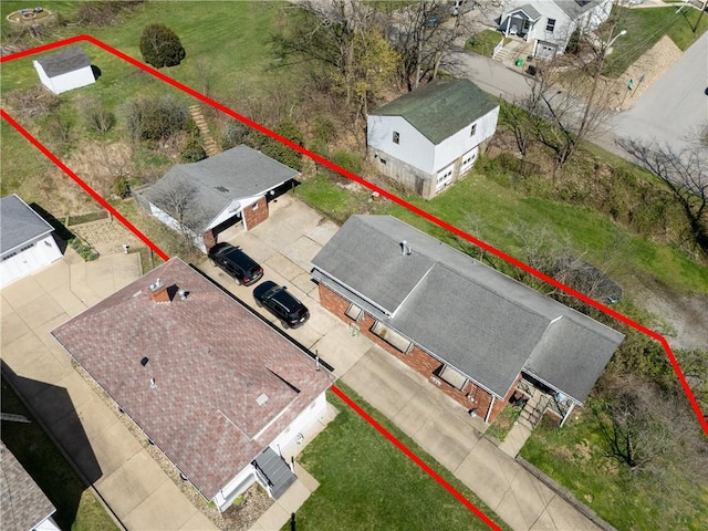 1602 Ross Hill Rd, Patterson Twp, PA 15010 - bird's eye view