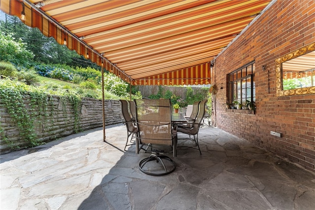 view of patio / terrace with outdoor dining space