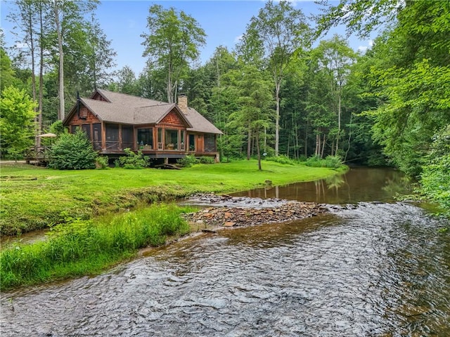 000 Wonder Ln, Punxsutawney Area School District, PA 15767 - water view with a forest