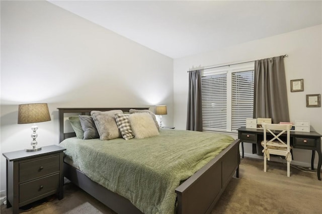 bedroom featuring carpet flooring