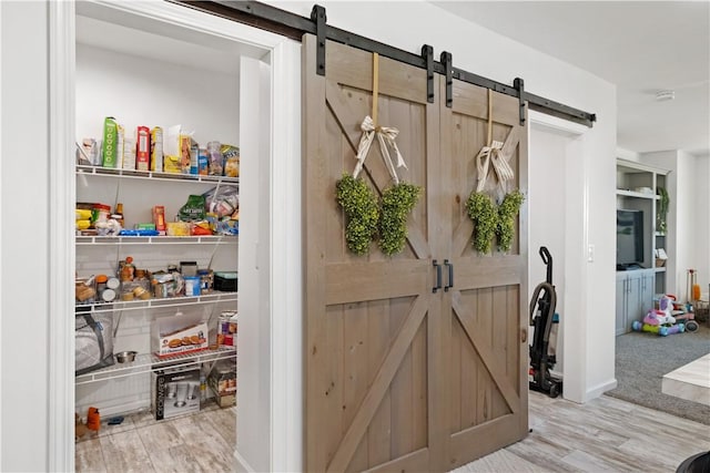 view of pantry