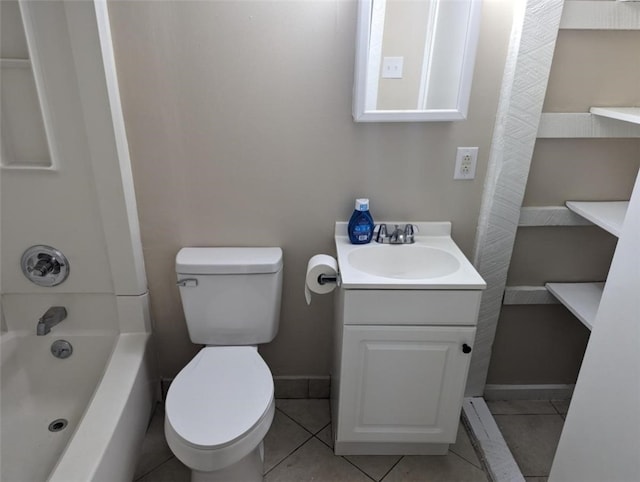 60 Broadhead Ave, Crafton, PA 15205 - bathroom featuring tile patterned flooring, shower / bath combination with curtain, toilet, and vanity