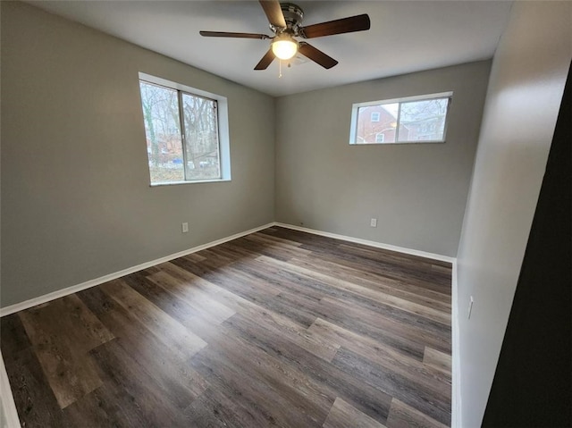 60 Broadhead Ave, Crafton, PA 15205 - empty room featuring wood finished floors, baseboards, and a wealth of natural light