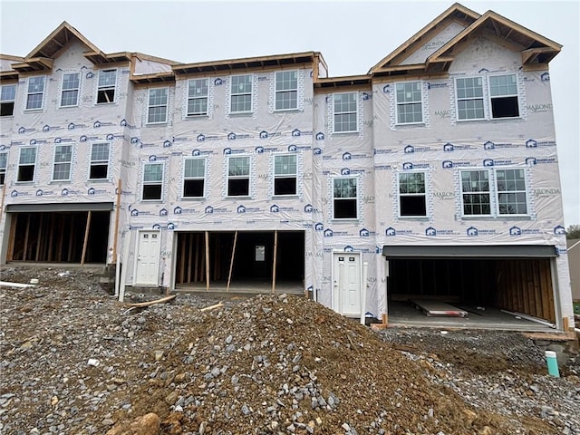 exterior space with an attached garage