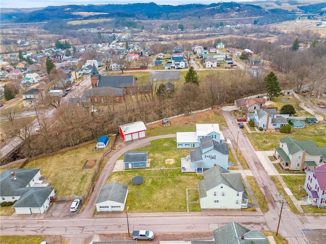 drone / aerial view featuring a residential view