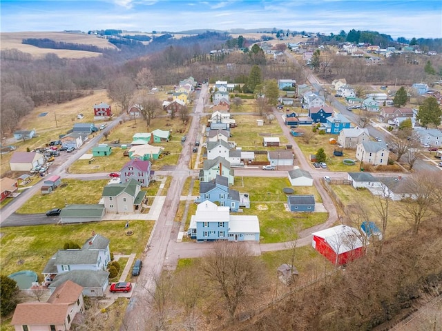 bird's eye view featuring a residential view