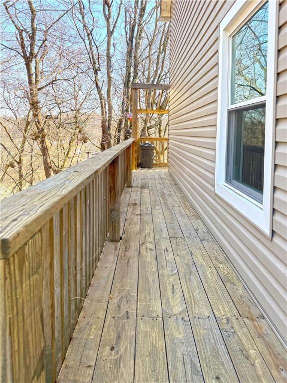478 Spang Ave, Leechburg Boro, PA 15656 - view of wooden terrace