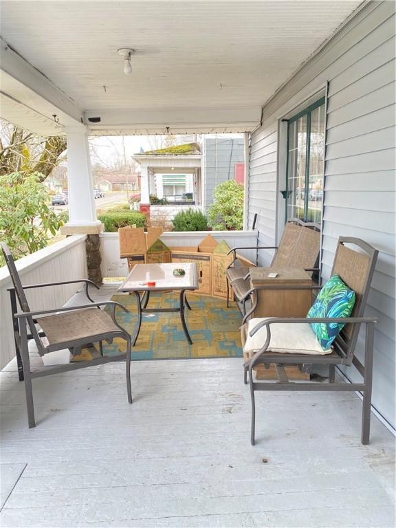view of patio / terrace featuring a porch
