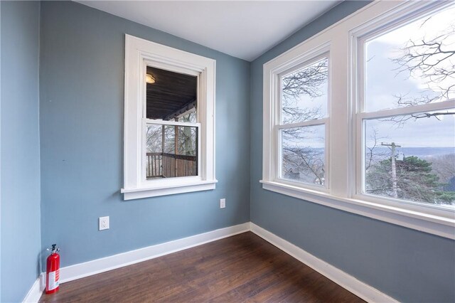 3361 Portola Ave, Observatory Hill, PA 15214 - empty room featuring healthy amount of natural light and dark wood finished floors