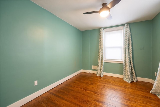 3361 Portola Ave, Observatory Hill, PA 15214 - empty room featuring ceiling fan and wood finished floors