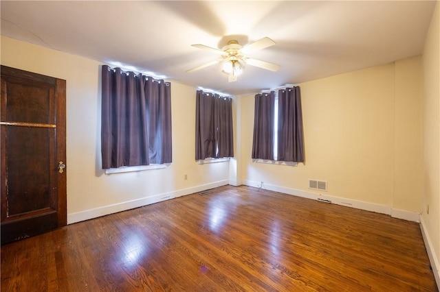 3361 Portola Ave, Observatory Hill, PA 15214 - unfurnished room featuring a ceiling fan and wood finished floors