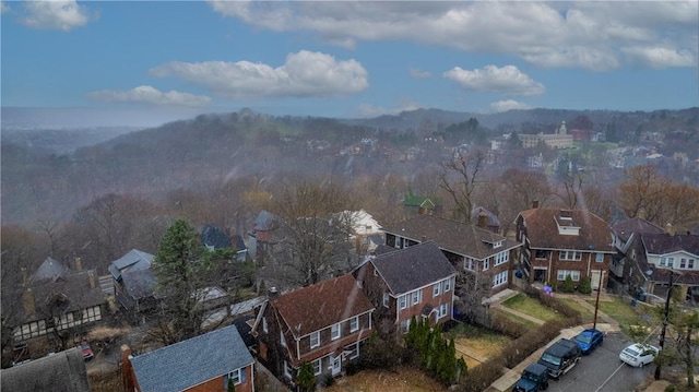 3361 Portola Ave, Observatory Hill, PA 15214 - aerial view of residential area with a mountainous background