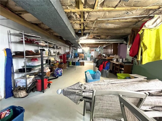 310 Church St, Harrisville Boro, PA 16038 - view of unfinished basement