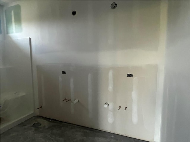 330 Cherokee Dr, Chippewa Twp, PA 15010 - bathroom with unfinished concrete flooring