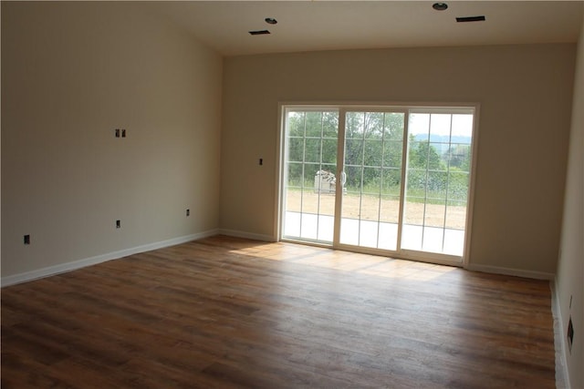 330 Cherokee Dr, Chippewa Twp, PA 15010 - spare room featuring wood finished floors and baseboards