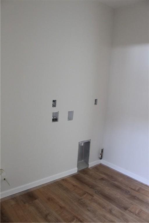 330 Cherokee Dr, Chippewa Twp, PA 15010 - laundry room with wood finished floors and washer hookup