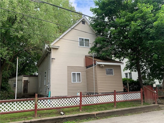 406 Peach St, City Of But Ne, PA 16001 - view of side of property featuring fence