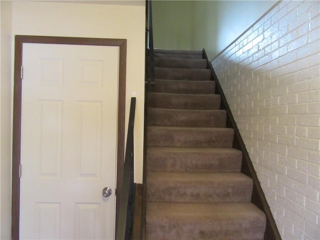view of staircase